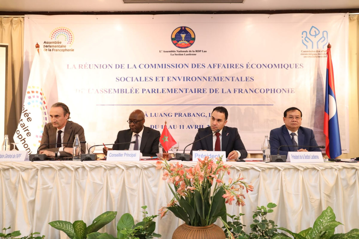 APF : La Chambre des Conseillers participe à Laos aux travaux de la Commission des affaires économiques sociales et environnementales
