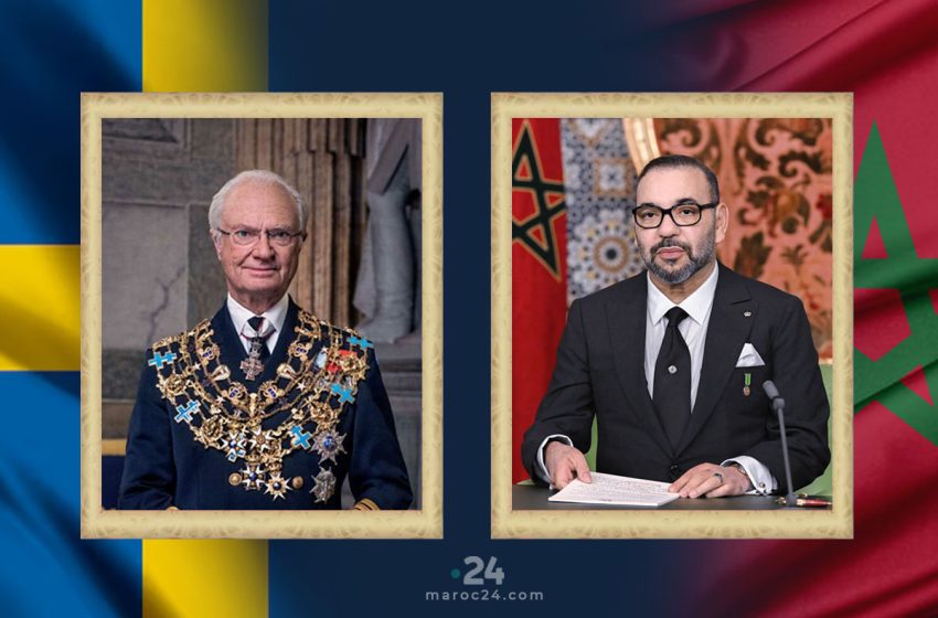 SM le Roi félicite le Souverain de Suède à l’occasion
