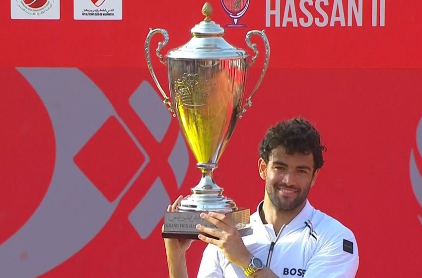 Marrakech : L’Italien Matteo Berrettini remporte la 38è édition du Grand Prix Hassan II de tennis