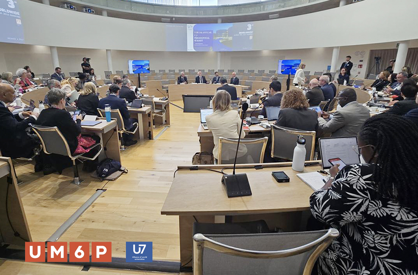 Participation de l’UM6P au sommet présidentiel de l’Alliance U7+