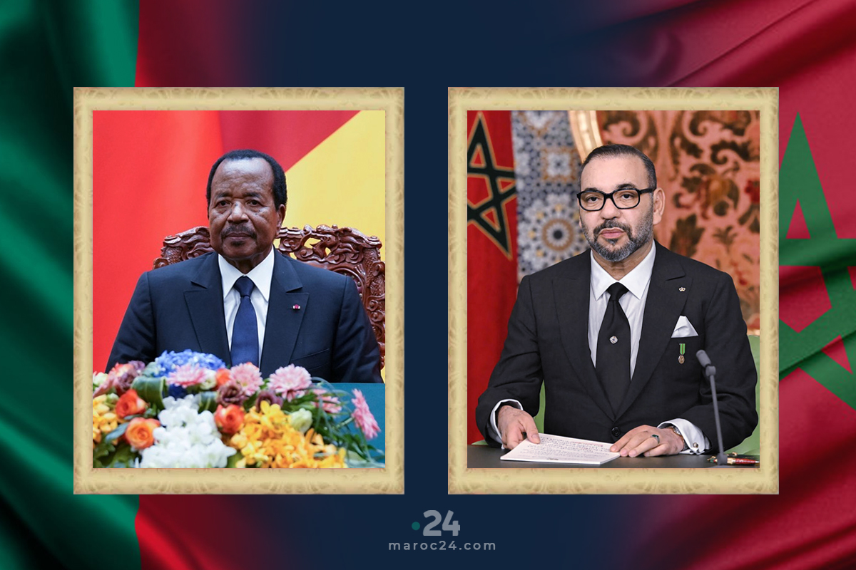 Sa Majesté le Roi félicite le président camerounais à l’occasion de la fête nationale de son pays