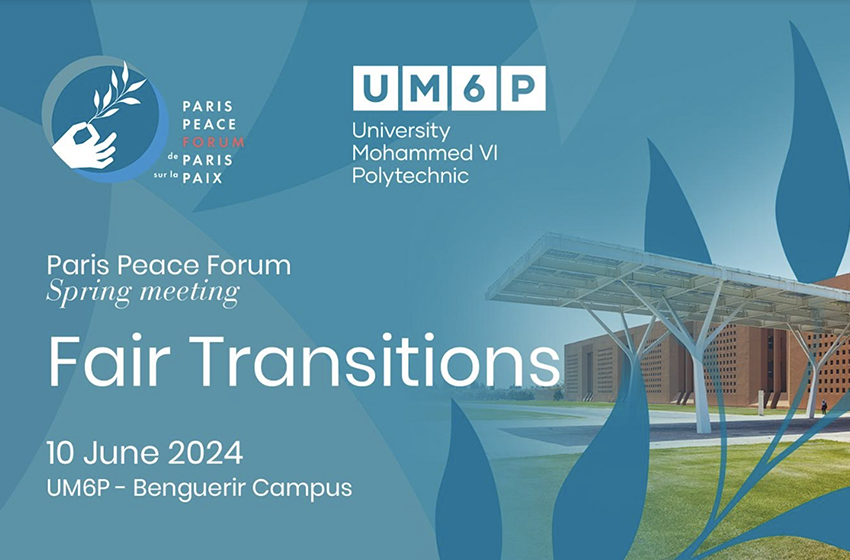 Forum de Paris sur la Paix 2024 à l’UM6P