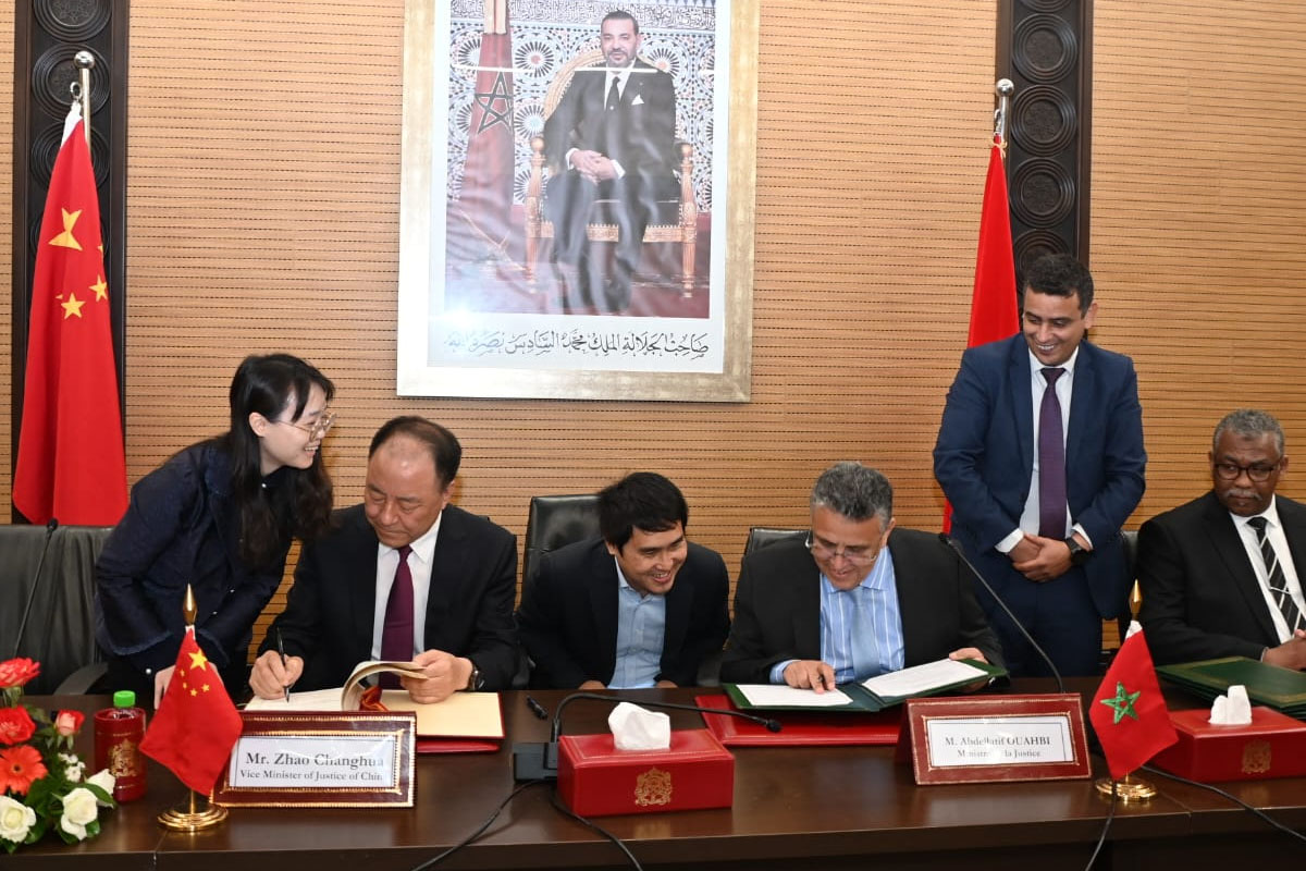 Le Maroc et la Chine signent un accord de coopération dans le domaine judiciaire et de la réinsertion sociale des détenus