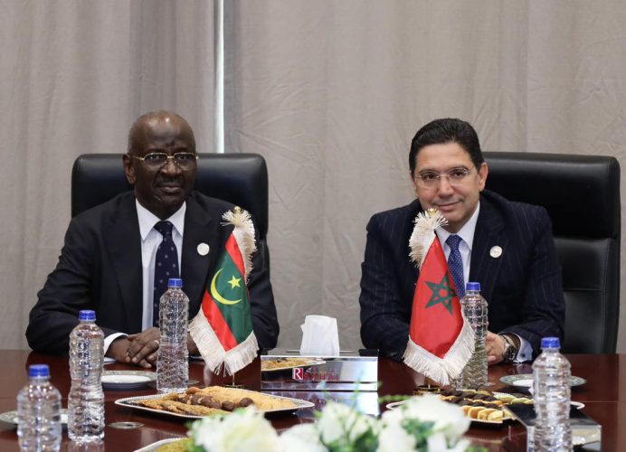 M. Bourita s’entretient à Banjul avec son homologue mauritanien