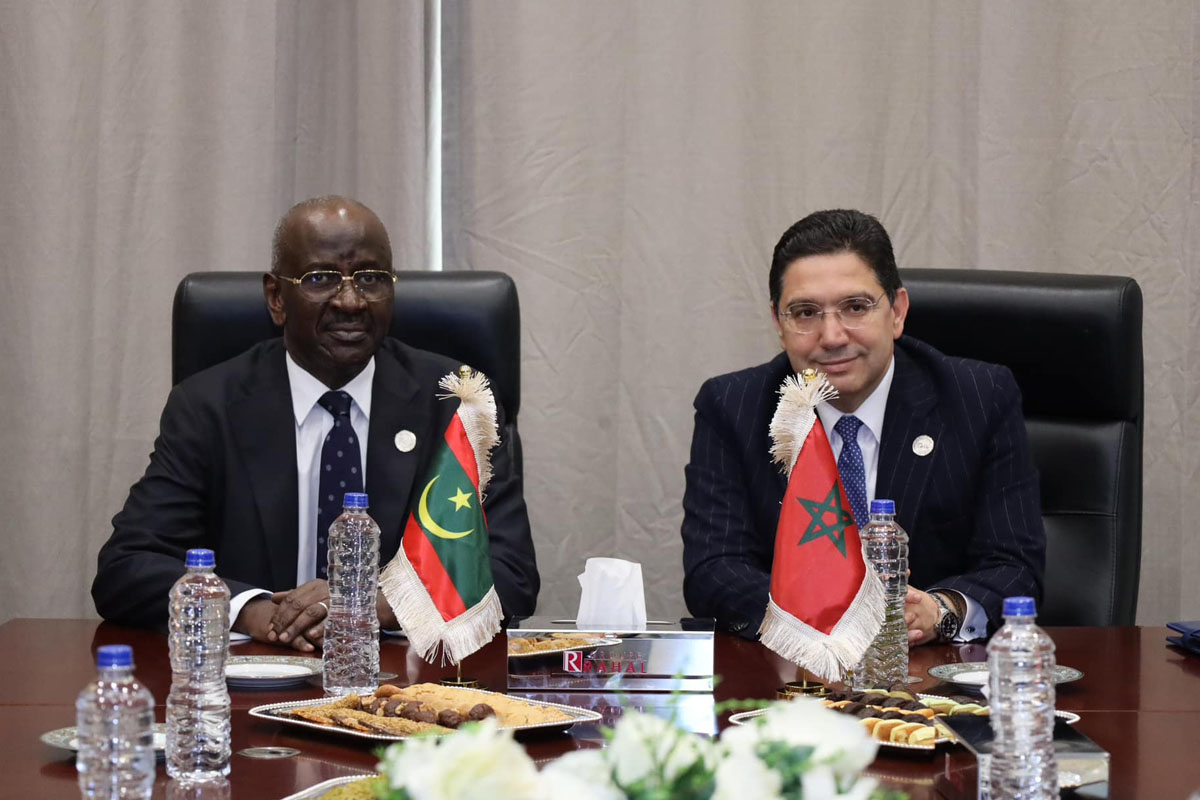 M. Bourita s’entretient à Banjul avec son homologue mauritanien