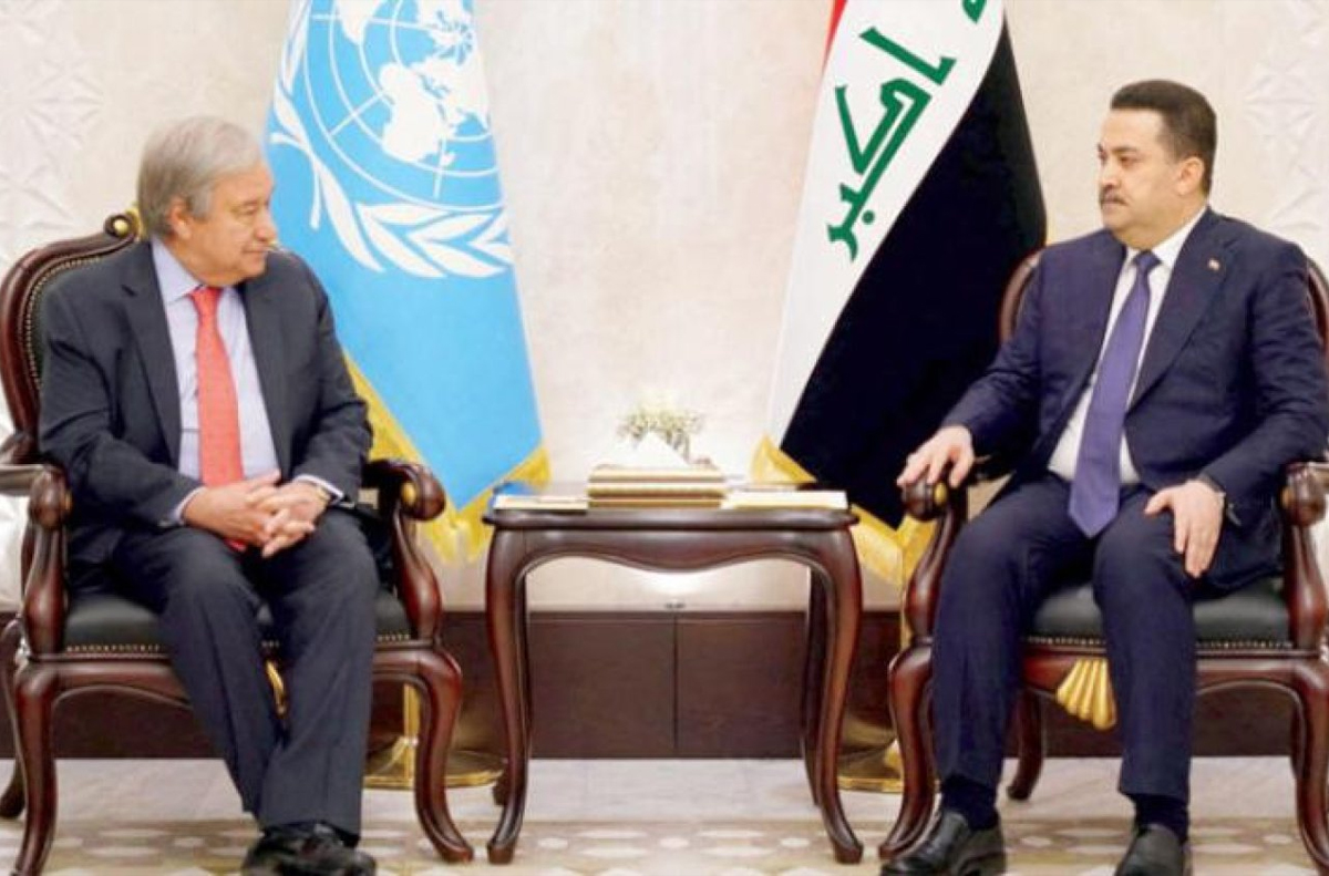 Le Premier ministre irakien et Guterres examinent la date de fin de mission de l’UNAMI