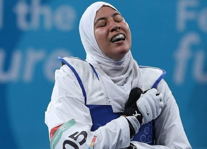 JO de Paris: La taekwondoïste Fatima Zahra Abou Fares éliminée en huitièmes de final