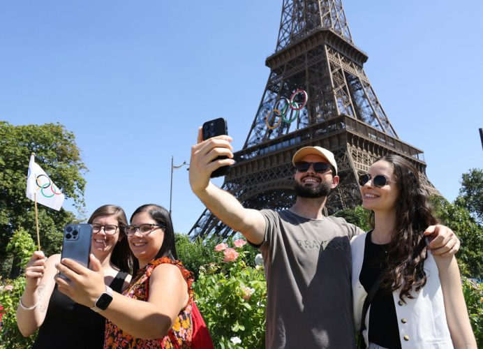 Quelque 1,73 million de touristes à Paris pour les JO
