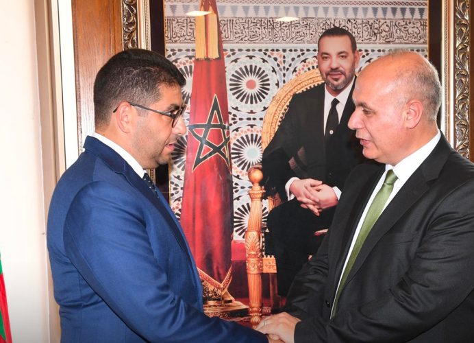 M. Bensaid s’entretient à Rabat avec son homologue palestinien