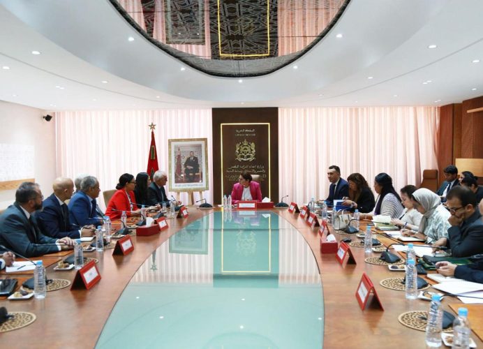 Mme El Mansouri préside une réunion avec le nouveau bureau du Conseil national de l’Ordre des architectes