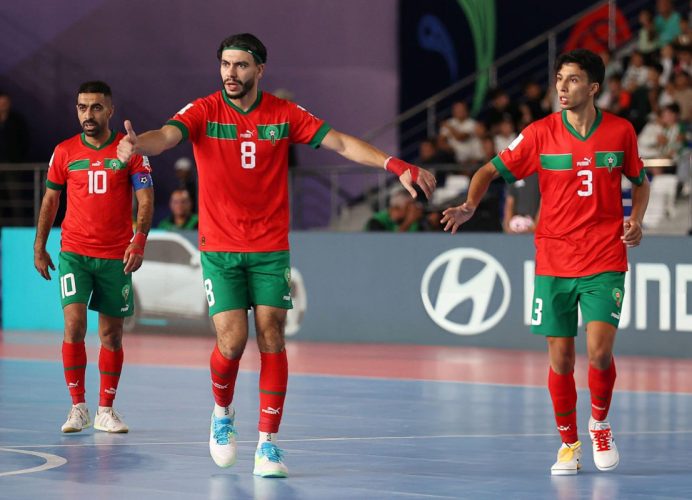 Mondial de futsal 2024: Le Maroc en quarts de finale aux dépens de l’Iran