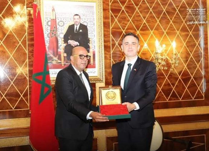 M. Ould Errachid s’entretient avec le Président du Sénat brésilien