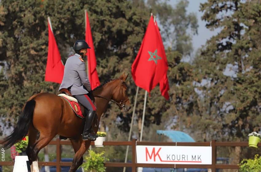 Championnat du Maroc de dressage (chevaux de 4 ans): Le