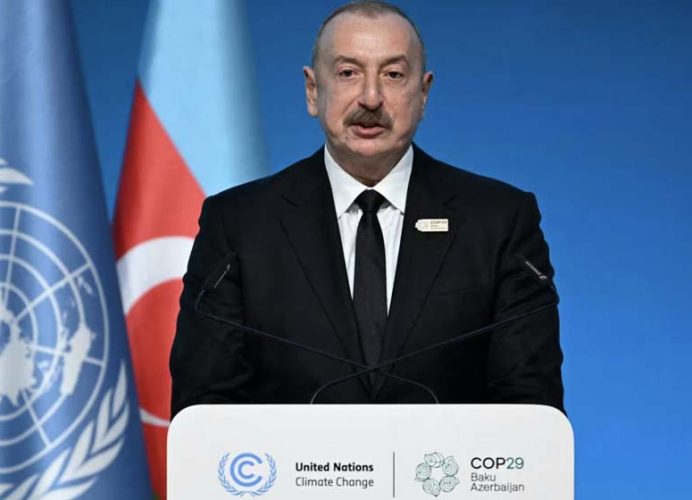 Bakou: M. Ilham Aliyev présente l’Agenda vert de l’Azerbaïdjan à la COP29