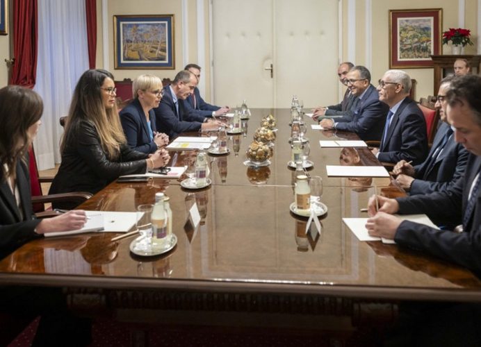 Le Président de la Chambre des Représentants reçu par la Présidente de la Slovénie