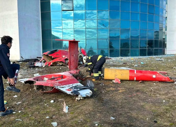 Quatre morts dans le crash d’un hélicoptère dans la ville turque de Mugla