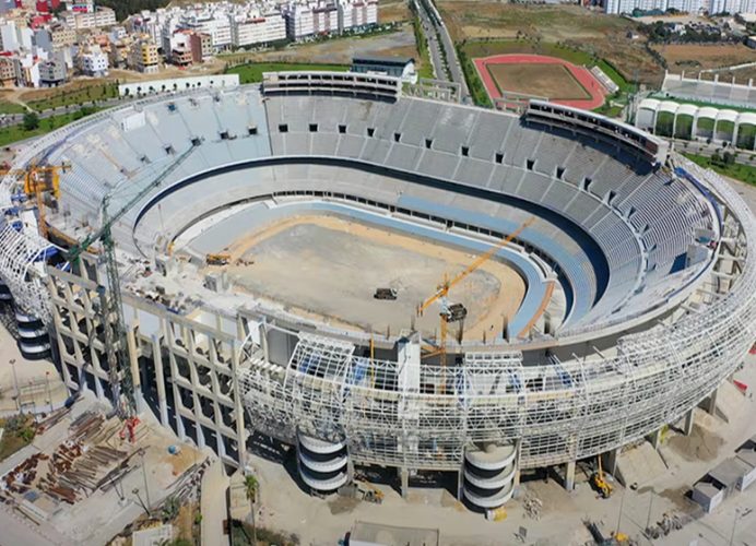 Réunion de suivi des travaux d’aménagement du Grand stade de Tanger