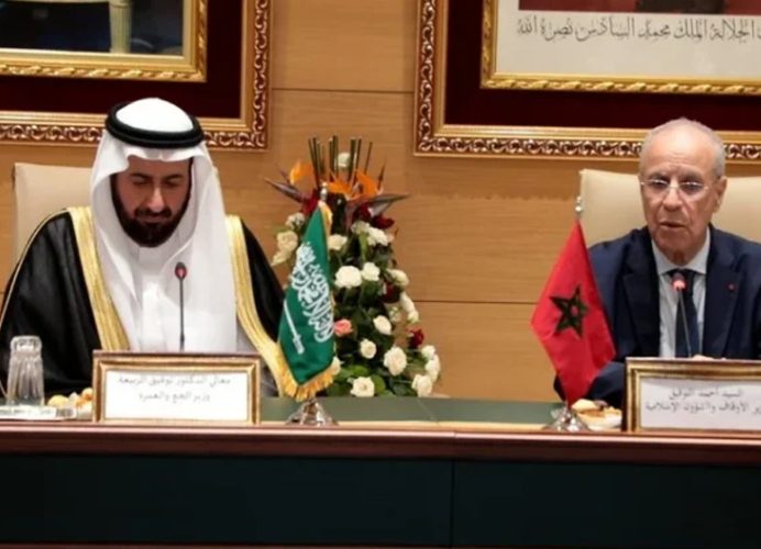 L’accueil des pèlerins au centre d’entretiens à Rabat entre M. Toufiq et le ministre saoudien du Hajj et de la Omra