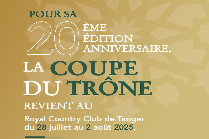 Tanger: Coup d’envoi de la 20è édition de la Coupe du Trône de golf