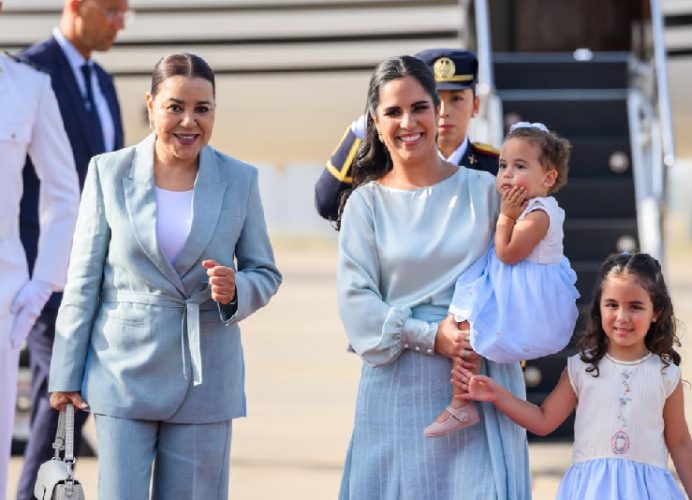 Arrivée au Maroc de la Première Dame de la République du Salvador Mme Gabriela Rodriguez De Bukele pour une visite de travail dans le Royaume
