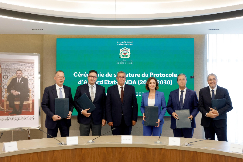 Signature d’un protocole d’accord entre le Gouvernement et l’ONDA, pour la période 2025-2030, d’un montant d’investissement de 38 MMDH