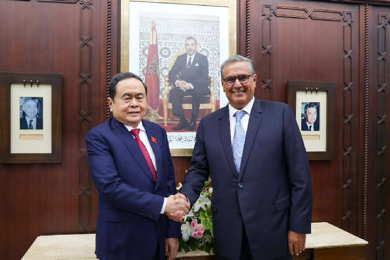 M. Akhannouch s’entretient avec le Président de l’Assemblée Nationale du Vietnam