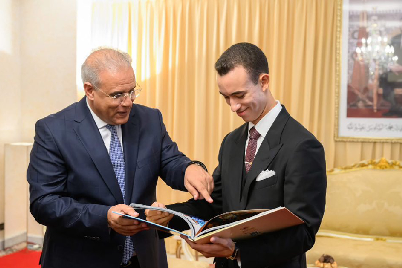 La réception offerte par SAR le Prince Héritier Moulay El Hassan aux enfants maqdessis illustre l’intérêt constant porté par SM le Roi à la Ville Sainte et ses habitants (M. Echarkaoui)