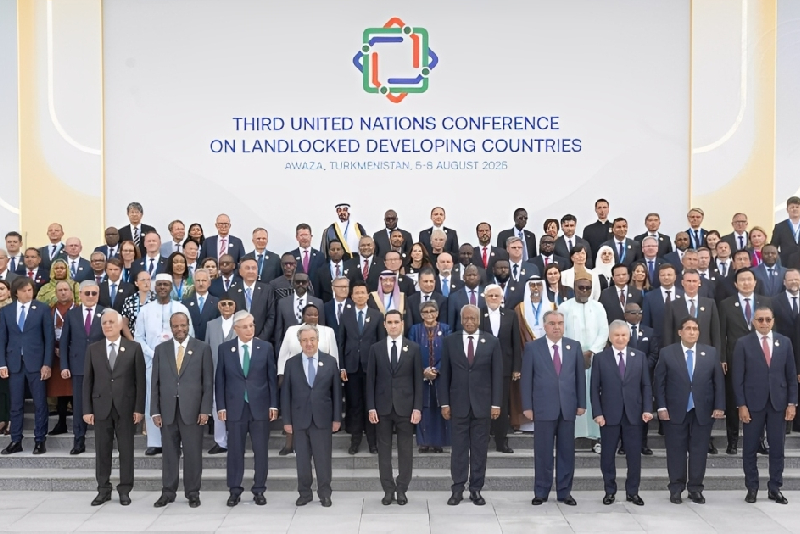 Turkménistan : Lancement de la 3è Conférence des Nations Unies sur les pays en développement sans littoral avec la participation du Maroc