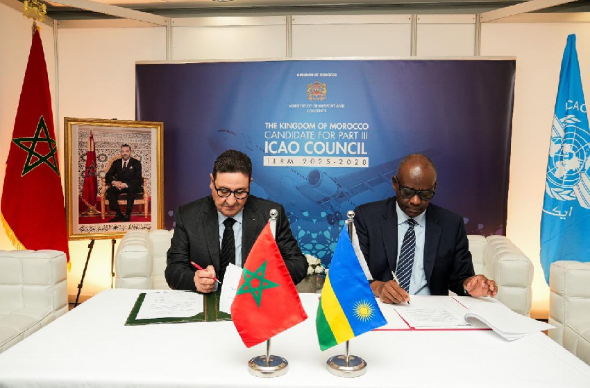  Le Maroc et le Rwanda signent à Montréal un accord sur les services aériens