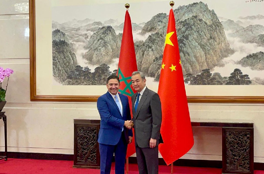 M. Bourita s’entretient à Pékin avec son homologue chinois
