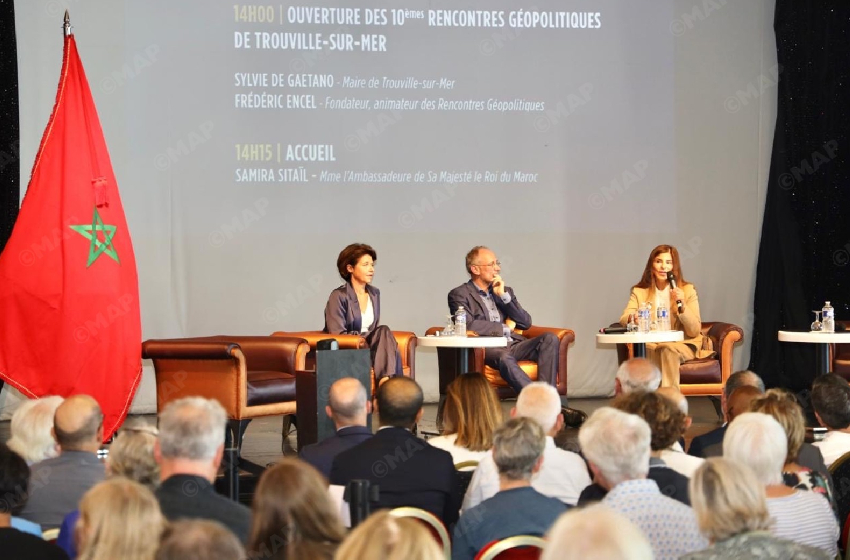 La vision africaine du Maroc hautement célébrée aux Rencontres géopolitiques de Trouville (Mme Sitail)