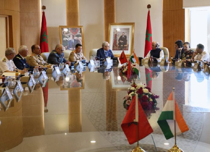 M. Loudyi reçoit le ministre de la Défense de la République de l’Inde
