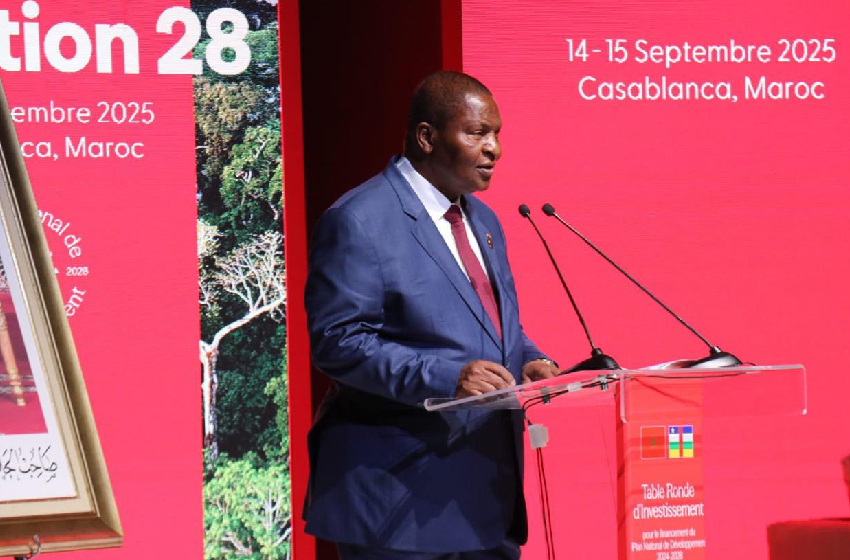 Le président de la République centrafricaine salue le leadership africain “éclairé et exemplaire” de SM le Roi