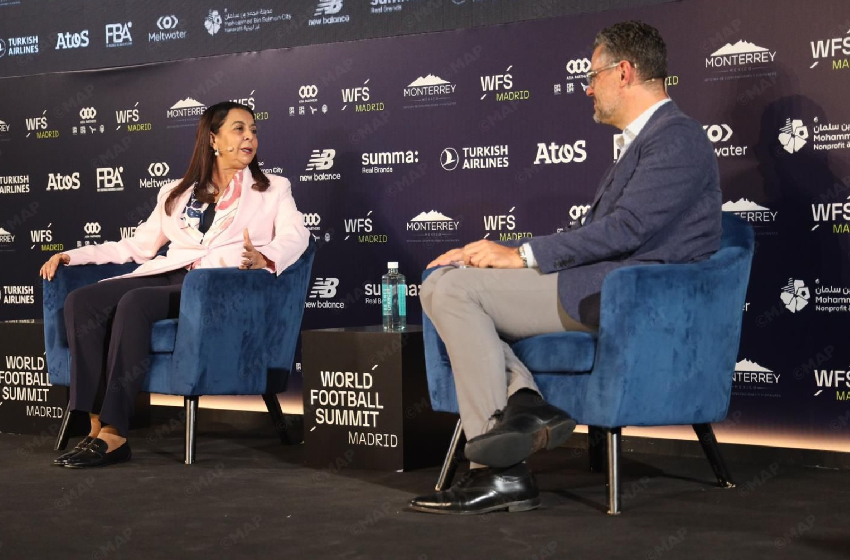  WFS Madrid 2025: Mme Benyaich met en avant la Vision Royale d’un football moteur de développement