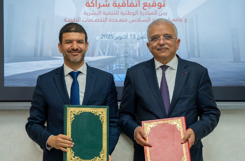  L’INDH et l’UM6P concluent un cadre de coopération pour mettre la science et l’innovation au service du développement humain et de l’impact social