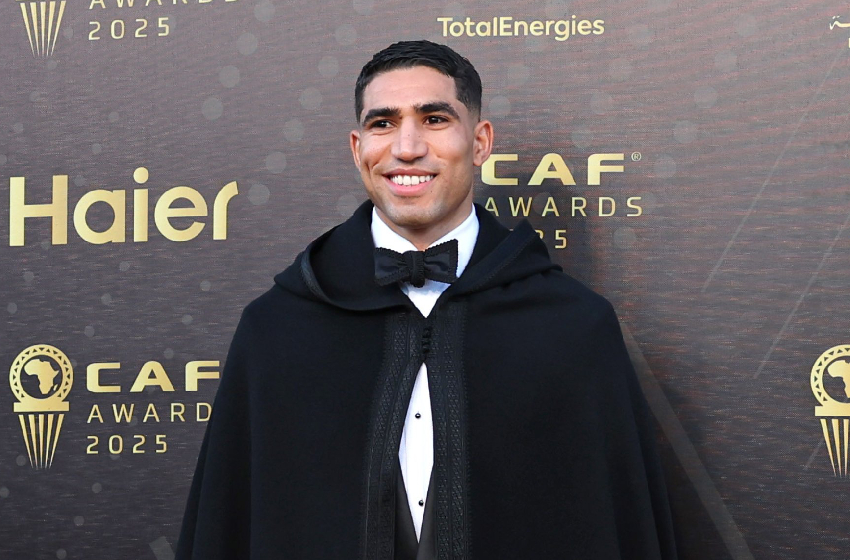  CAF Awards 2025 : L’international marocain Achraf Hakimi sacré meilleur joueur africain