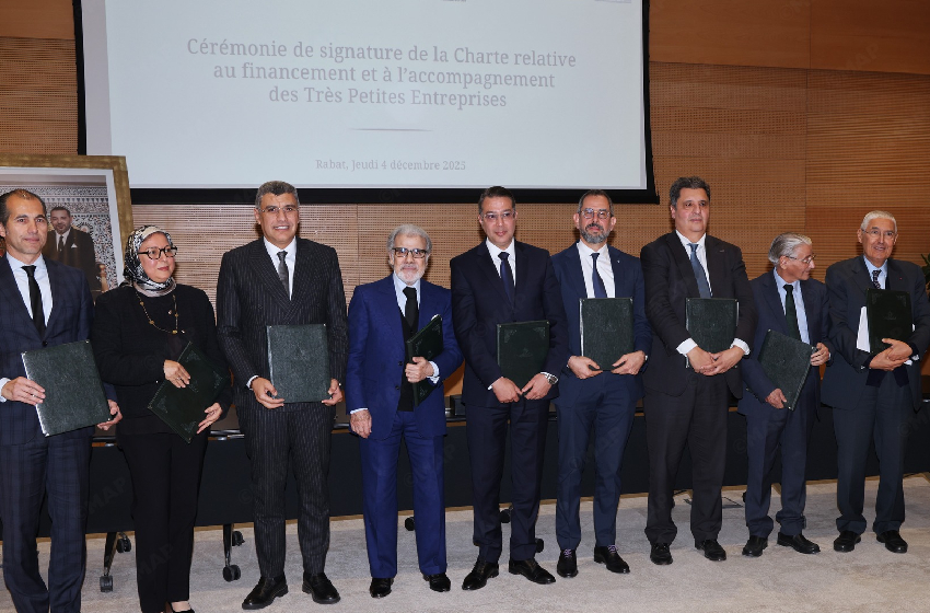  Rabat : signature de la Charte relative au financement et à l’accompagnement des TPE