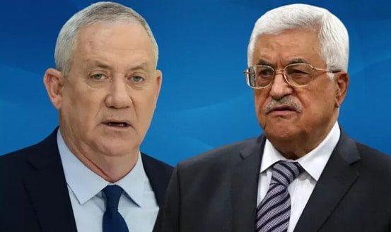 محادثات بين رئيس السلطة الفلسطينية ووزير الدفاع الإسرائيلي