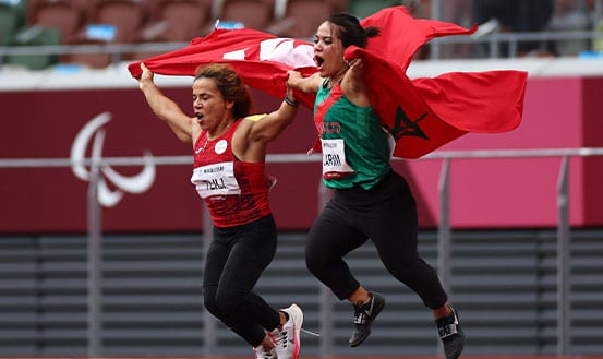 ميدالية فضية وبرونزية للمغرب في “الألعاب البارالمبية”