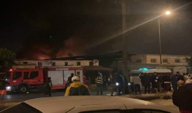  عاجل : السيطرة على حريق بسوق القريعة بالدار البيضاء