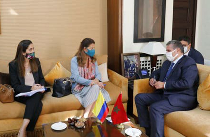  السيد أخنوش ونائبة الرئيس الكولومبي يشيدان بالمستوى المتميز لعلاقات الصداقة التي تجمع البلدين