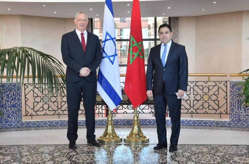ناصر بوريطة يستقبل الوفد الإسرائيلي و يتباحث مع وزير الدفاع