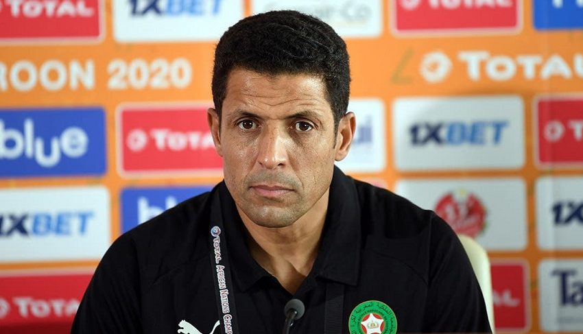  كأس العرب :تفاصيل الندوة الصحفية للحسين عموتة قبل مباراة المغرب و فلسطين