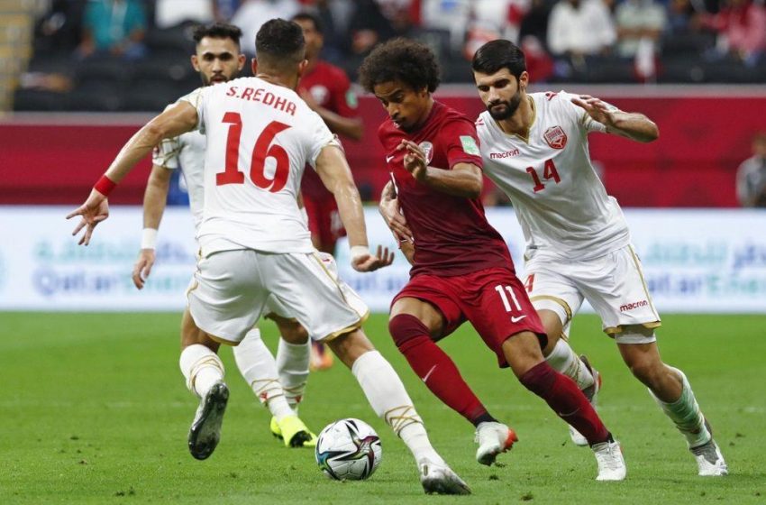  المنتخب القطري يفوز على نظيره البحريني بكأس العرب