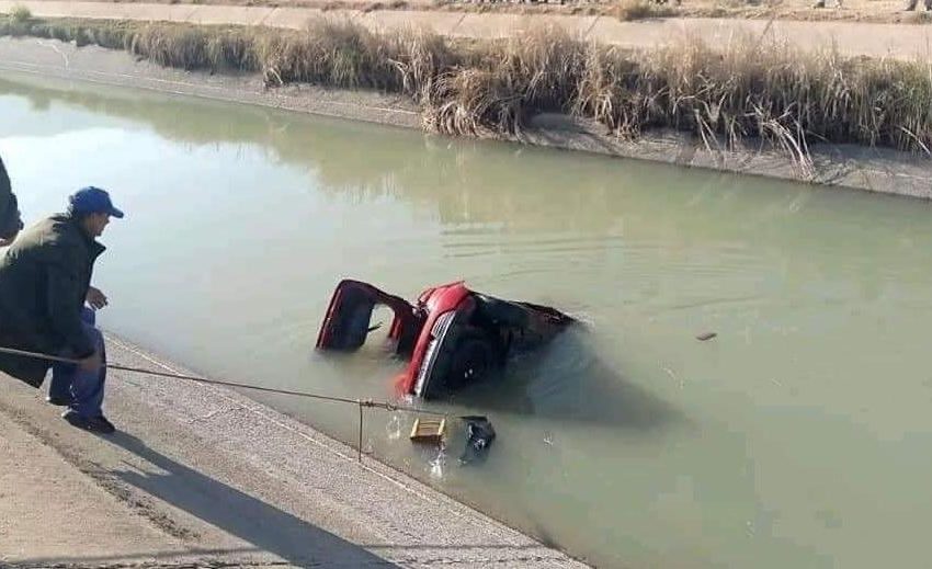  انتشال جثة رابعة من ضحايا حادث سقوط سيارة بقناة للري بأزيلال