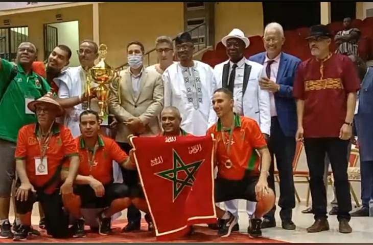 المنتخب المغربي للكرة الحديدية يفوز بالبطولة الإفريقية ببوركينا فاسو 2021
