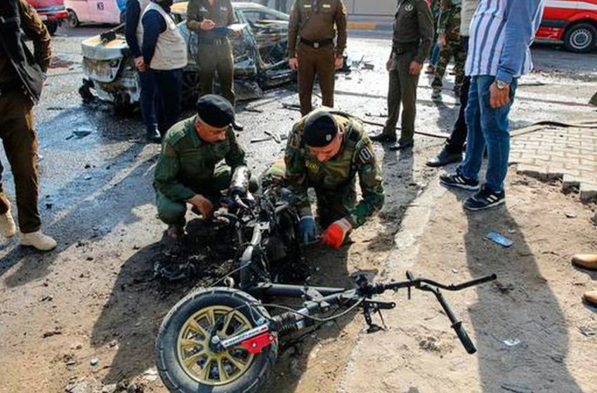  انفجار دراجة نارية مفخخة بالبصرة جنوب العراق