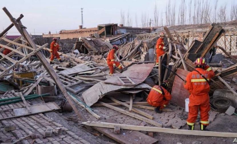  زلزال بقوة 5.3 درجة يضرب مدينة مانغيا شمال غرب الصين
