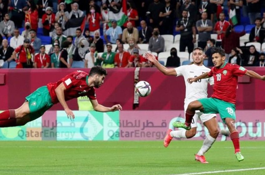  المنتخب الوطني المغربي يهزم الأردن برباعية في كأس العرب