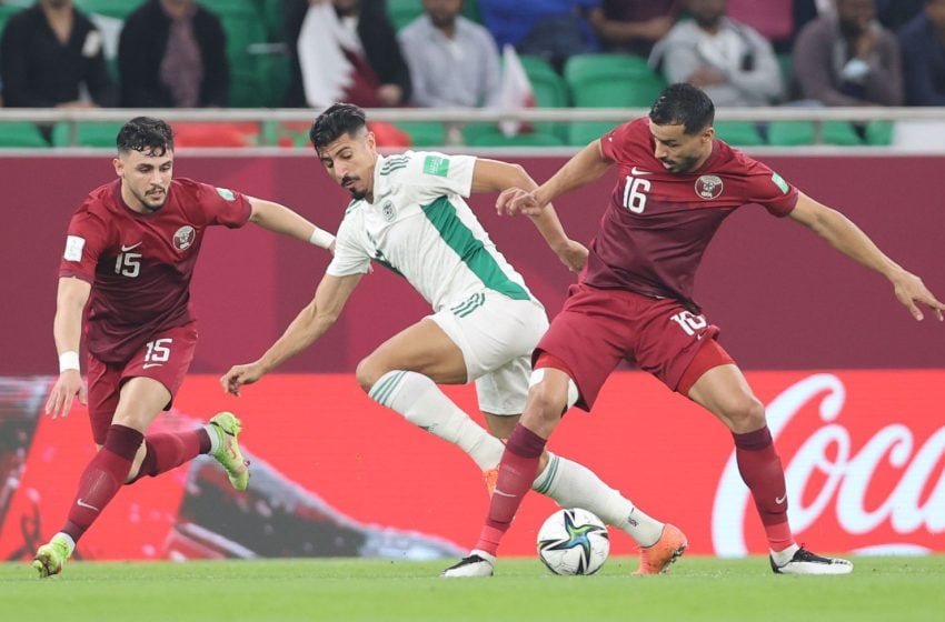  المنتخب الجزائري يفوز على قطر و يتأهل الى نهائي كأس العرب